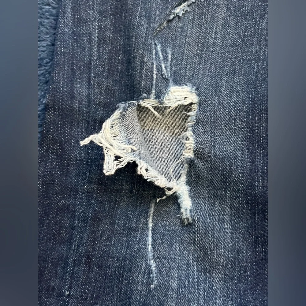 Express Super Skinny Mid Rise Size 4R Jeans - Picture 2 of 6